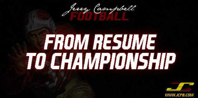 From Resume to Championship | A Step by Step Process