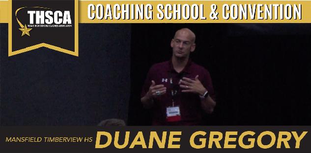 Duane Gregory, Mansfield Timberview HS: Timberview Truths – It’s The Little Stuff (Transition Game/Handling Pressure/Chemistry)