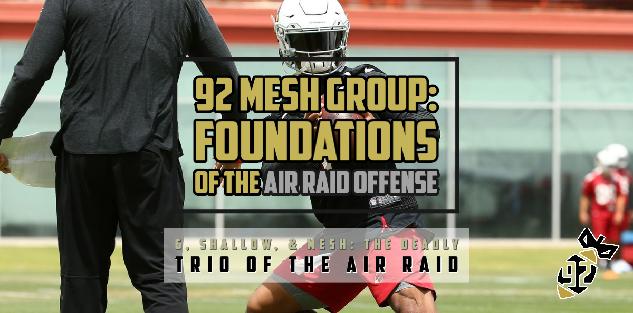6, Shallow, and Mesh: The Deadly Trio of the Air Raid Offense w/ Bonus Videos Attacking 1-High and 2-High Coverage