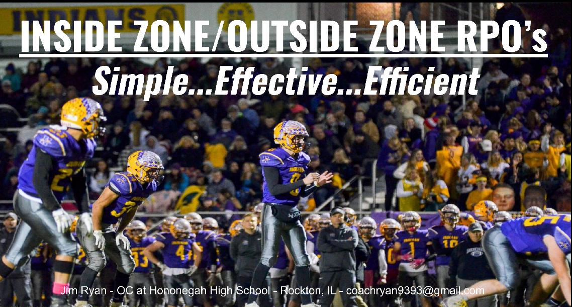 Inside Zone/Outside Zone RPO`s - Simple...Effective...Efficient!