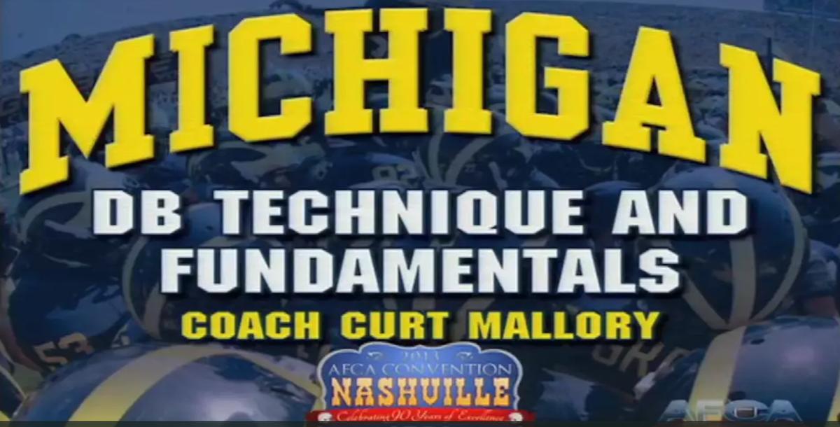 AFCA Convention Nashville | Curt Mallory | Defensive Backs | University of Michigan AFCA Convention Nashville | Curt Mallory | Defensive Backs | University of Michigan