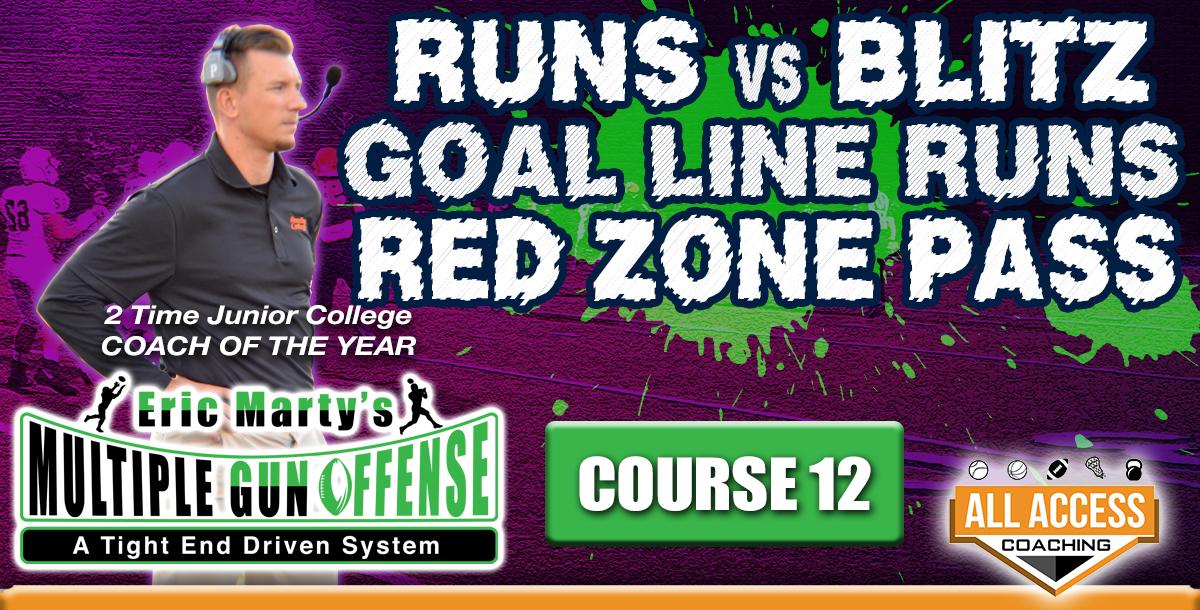 Course 12: Red Zone Offense & Runs vs Blitz