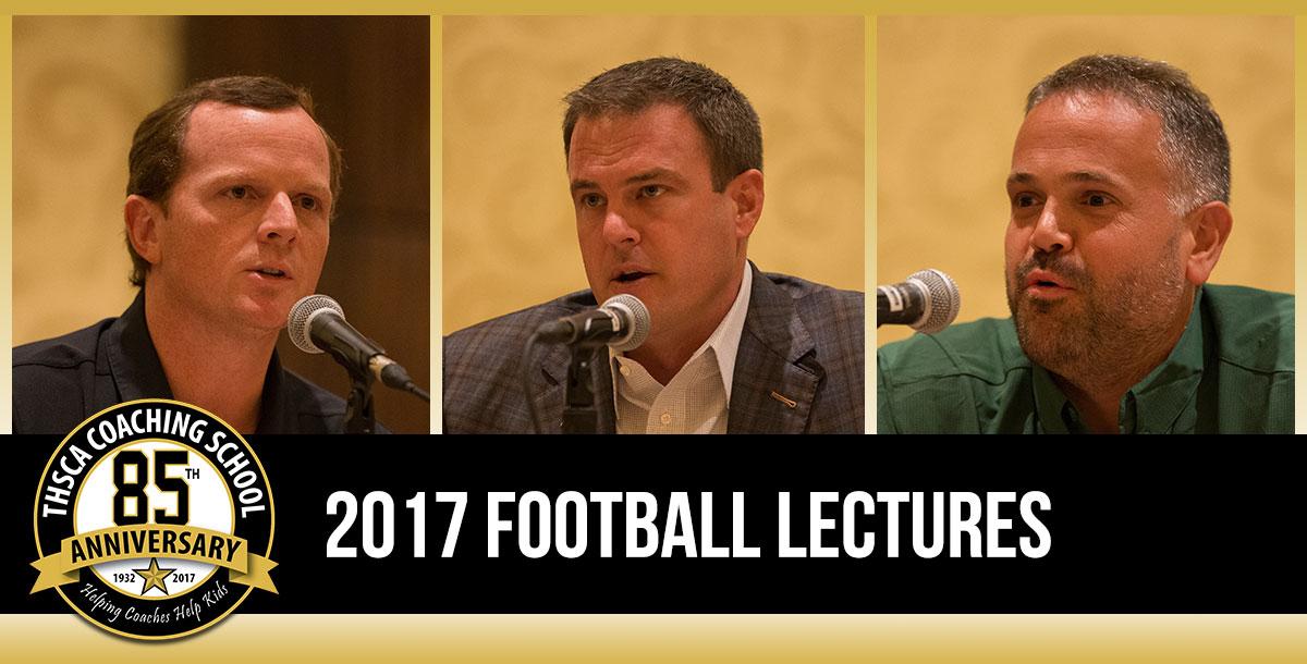 2017 Coaching School Football Lectures
