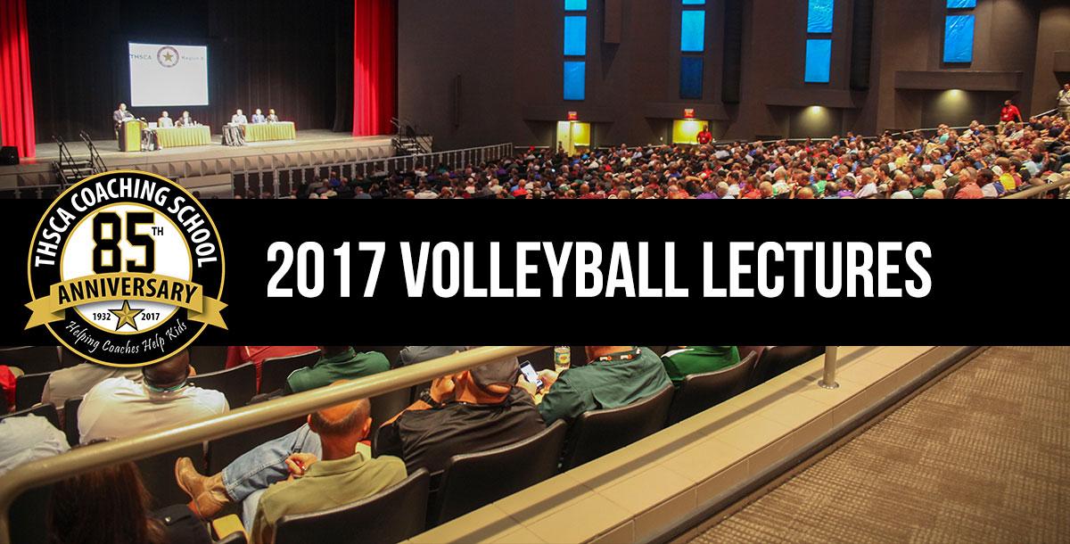 2017 Coaching School Volleyball Lectures