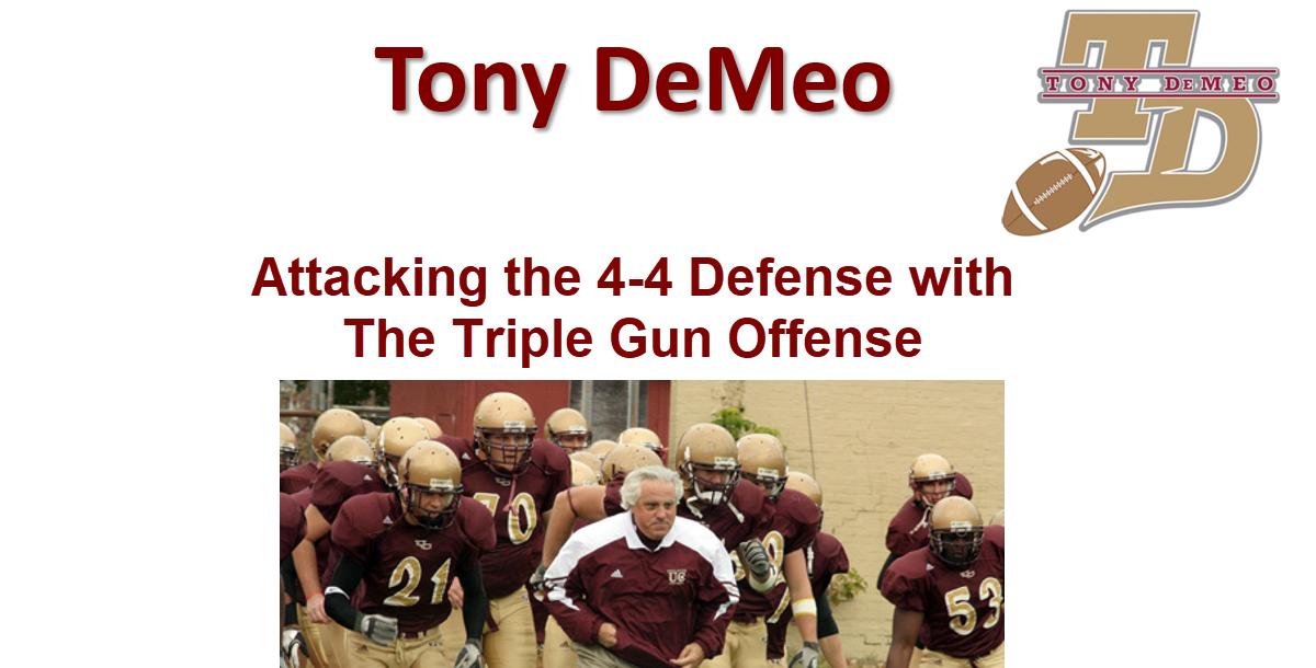 Attacking the 4-4 Defense with The Triple Gun Offense