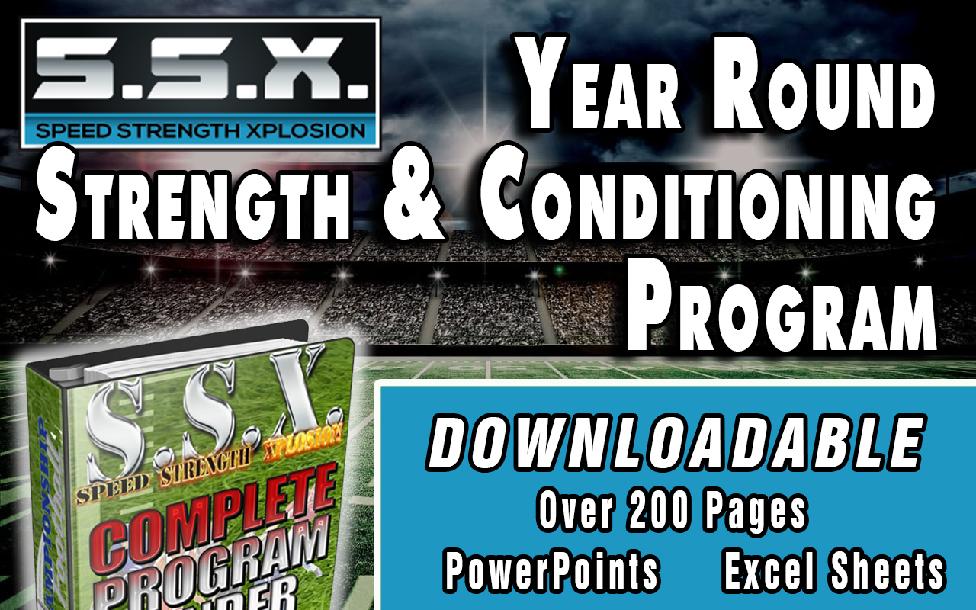 SSX - Speed Strength Xplosion. Complete 52-week HS Program