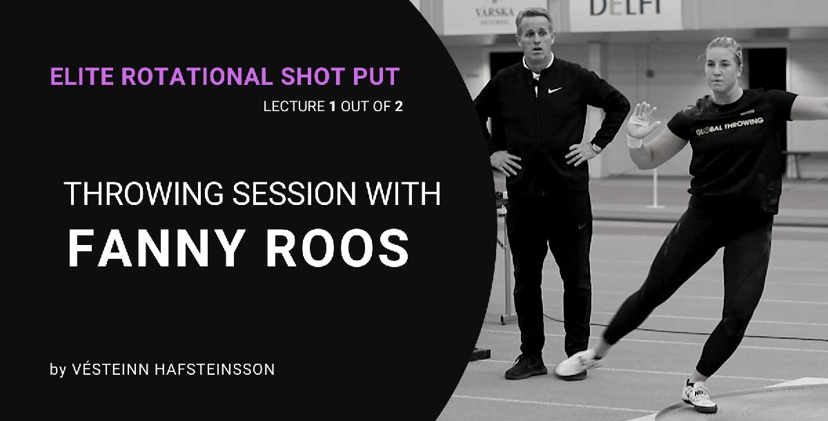 Rotational Throwing Session with Fanny Roos, by Vésteinn Hafsteinsson