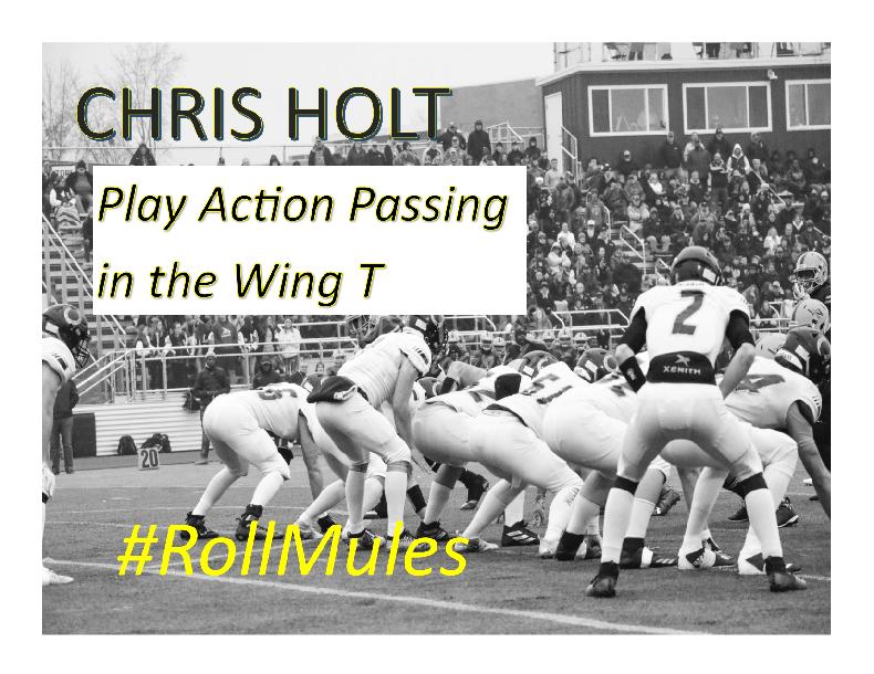 Play Action Passing in the Wing-t