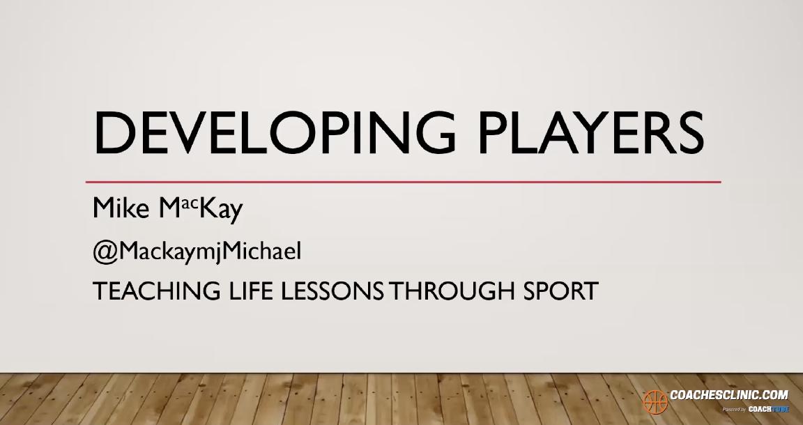 Developing Your Players