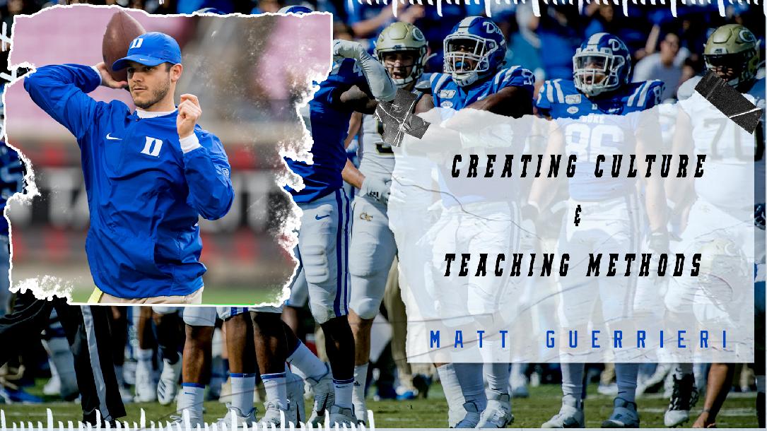 Duke Defense - Creating Culture and Teaching Methods