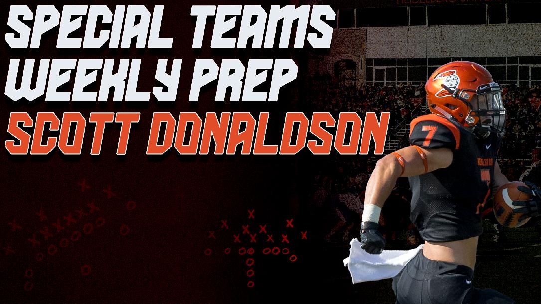 Special Teams Weekly Prep- Scott Donaldson