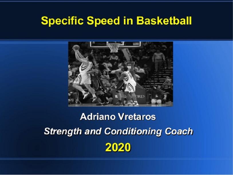 Specific Speed in Basketball 🏀