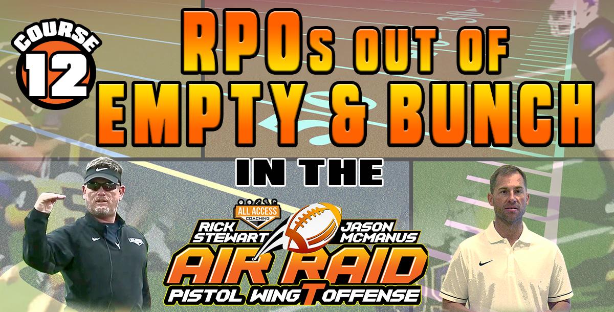 Empty & Bunch RPOs in Air Raid Pistol Wing T