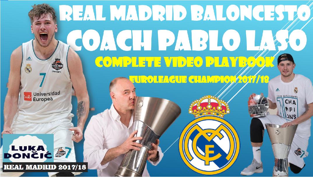 REAL MADRID (coach Pablo Laso & Luka Doncic) PlayBook 2017/18          