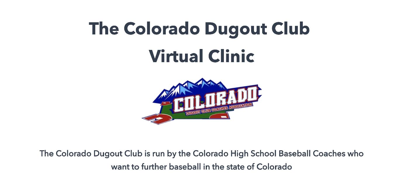 Colorado Dugout Club Virtual Convention