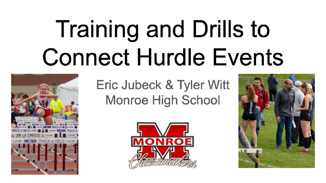 Training and Drills to Connect both High School Hurdle Events