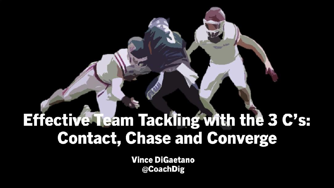 Effective Team Tackling with the 3 C’s: Contact, Chase and Converge 
