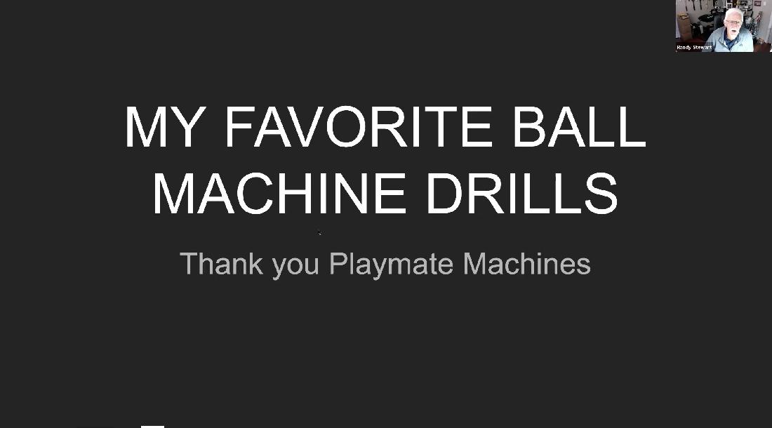 My Favorite Ball Machine Drills