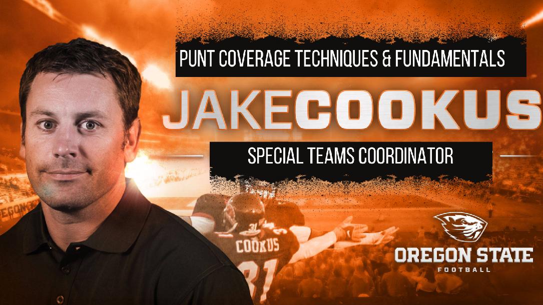 Jake Cookus Oregon State - Punt Coverage Techniques & Fundamentals 
