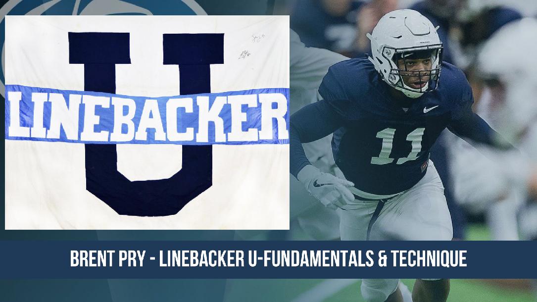 Brent Pry Linebacker UFundamentals & Technique by PSFCA Coach...