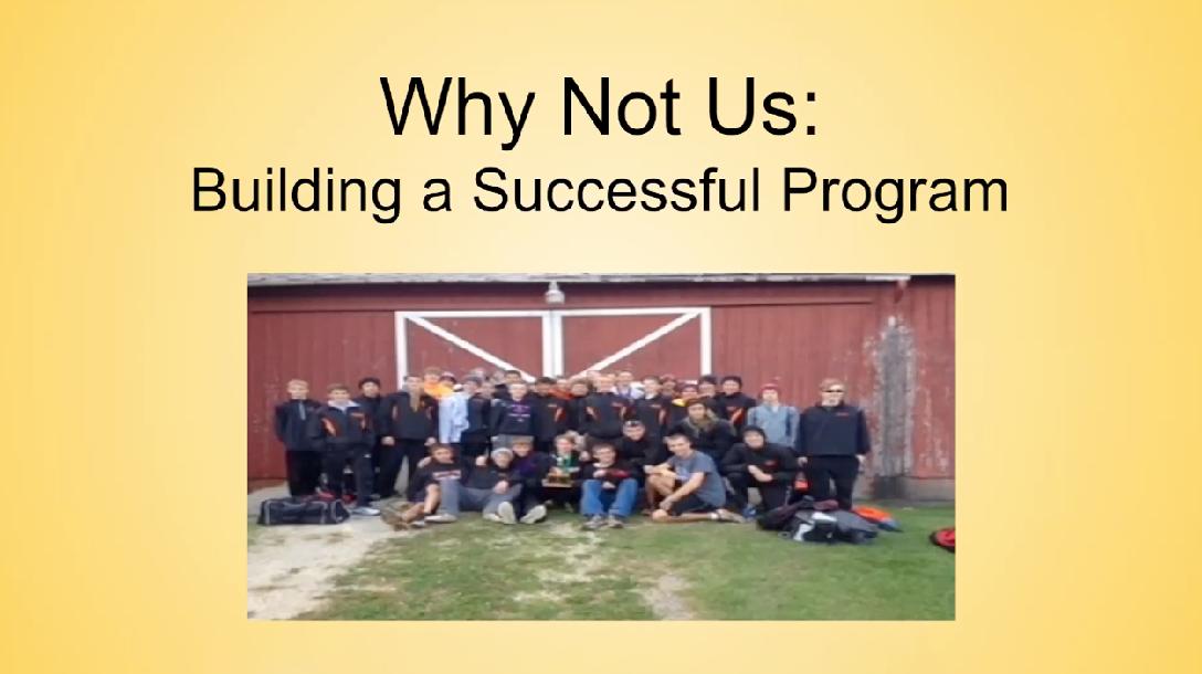 Building A Successful Program 