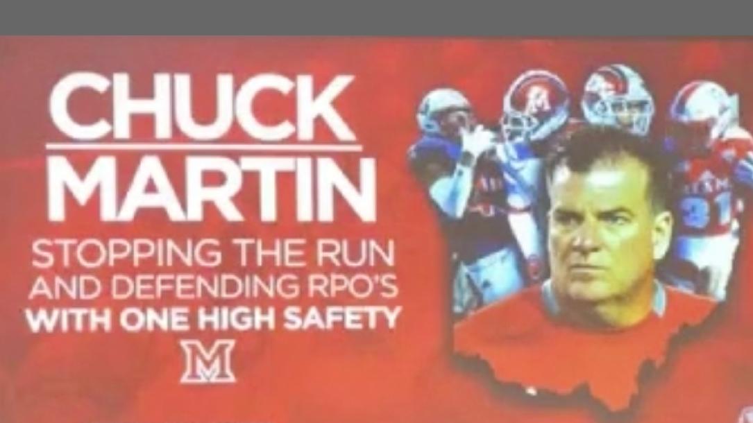 Defending RPO from 1 High - Chuck Martin 