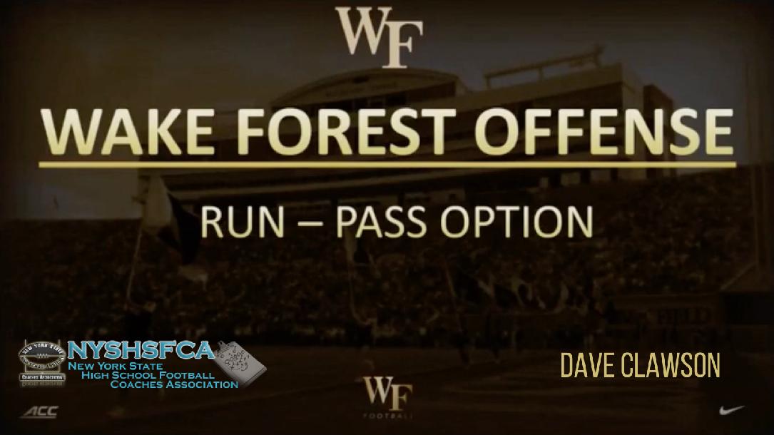 Wake Forest RPO System - Dave Clawson