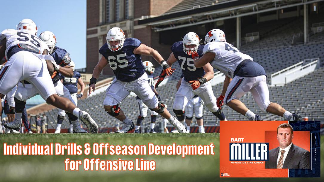 Individual Drills & Offseason Development for Offensive Line - Bart Miller