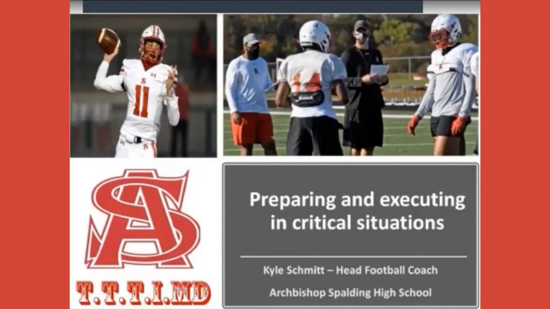 Situational Football: Game Planning, Prep - Kyle Schmitt