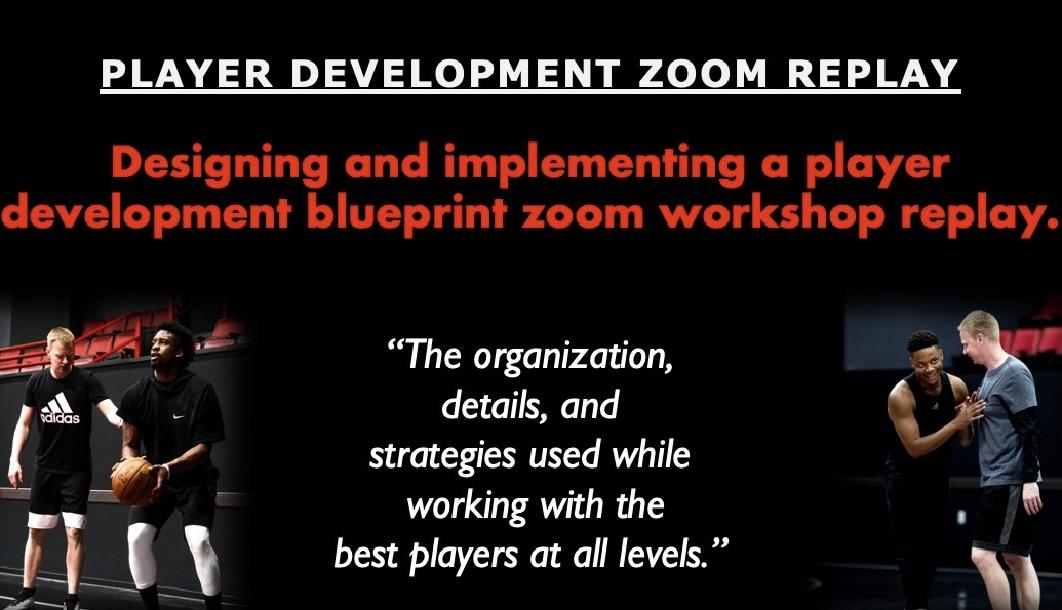 Designing and Implementing a Player Development Blueprint
