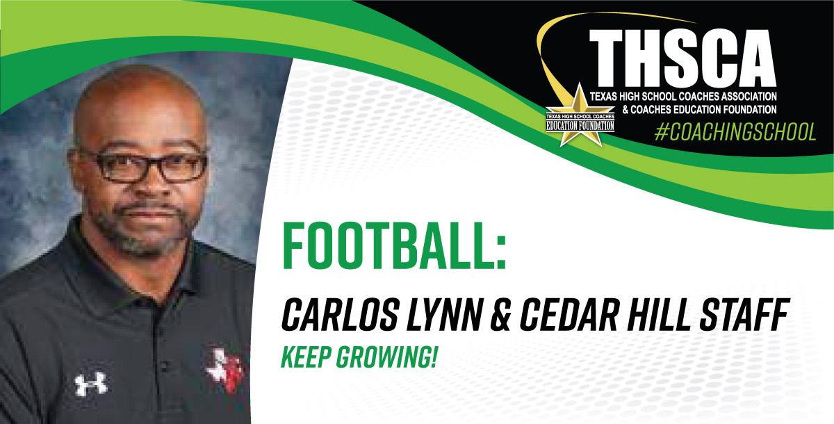 Keep Growing - Carlos Lynn & the Cedar Hill HS Staff