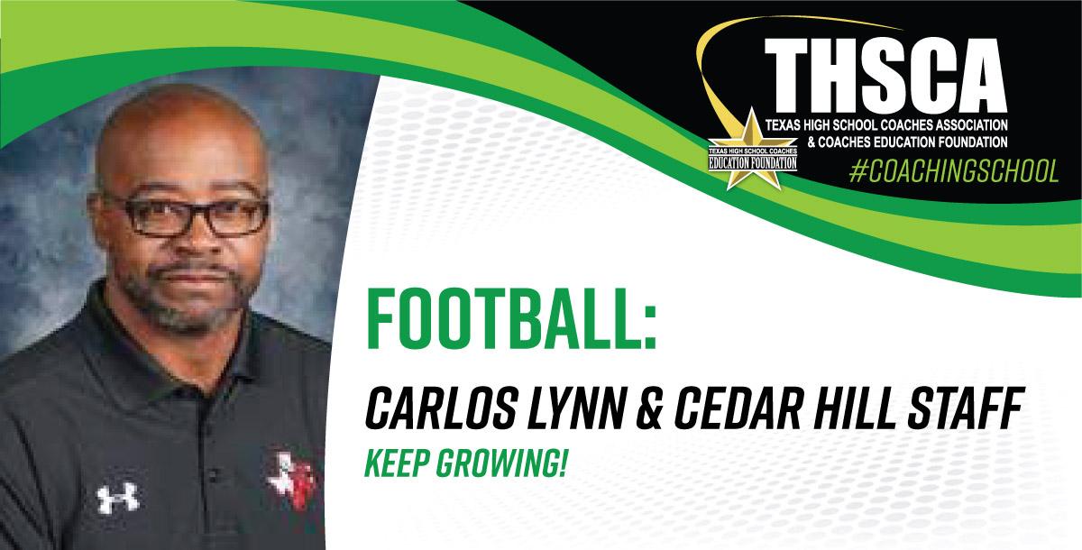 Keep Growing - Carlos Lynn & the Cedar Hill HS Staff by Texas High