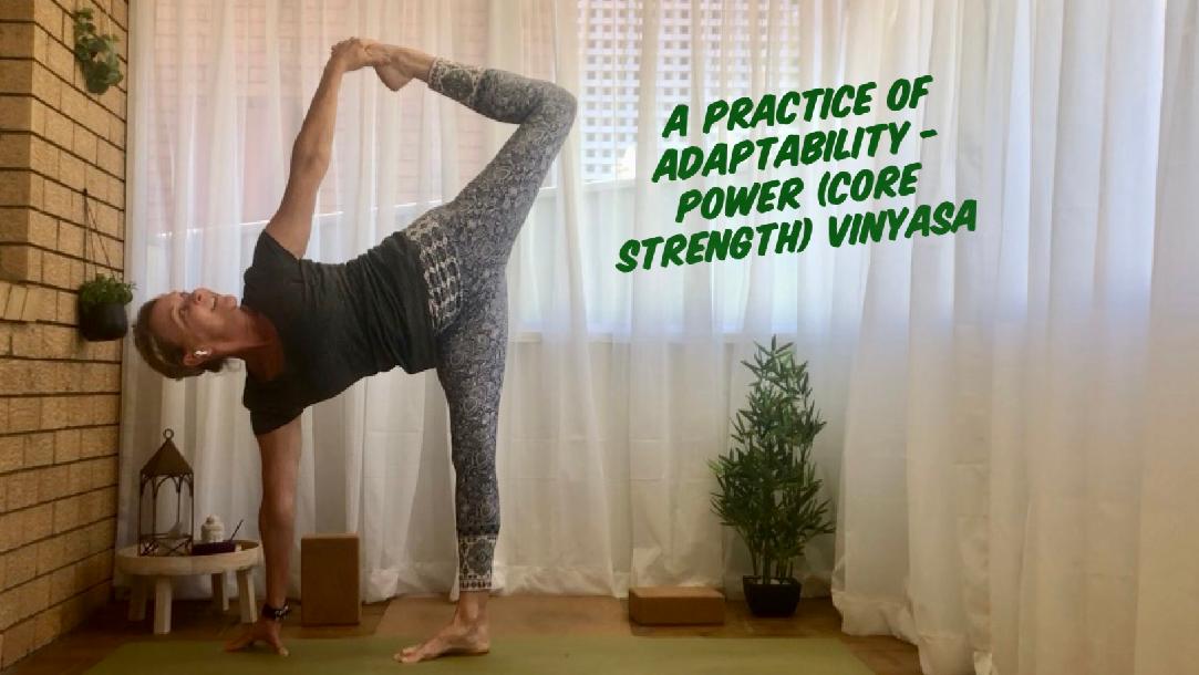 A practice of Adaptability - Power (Core Strength) Vinyasa