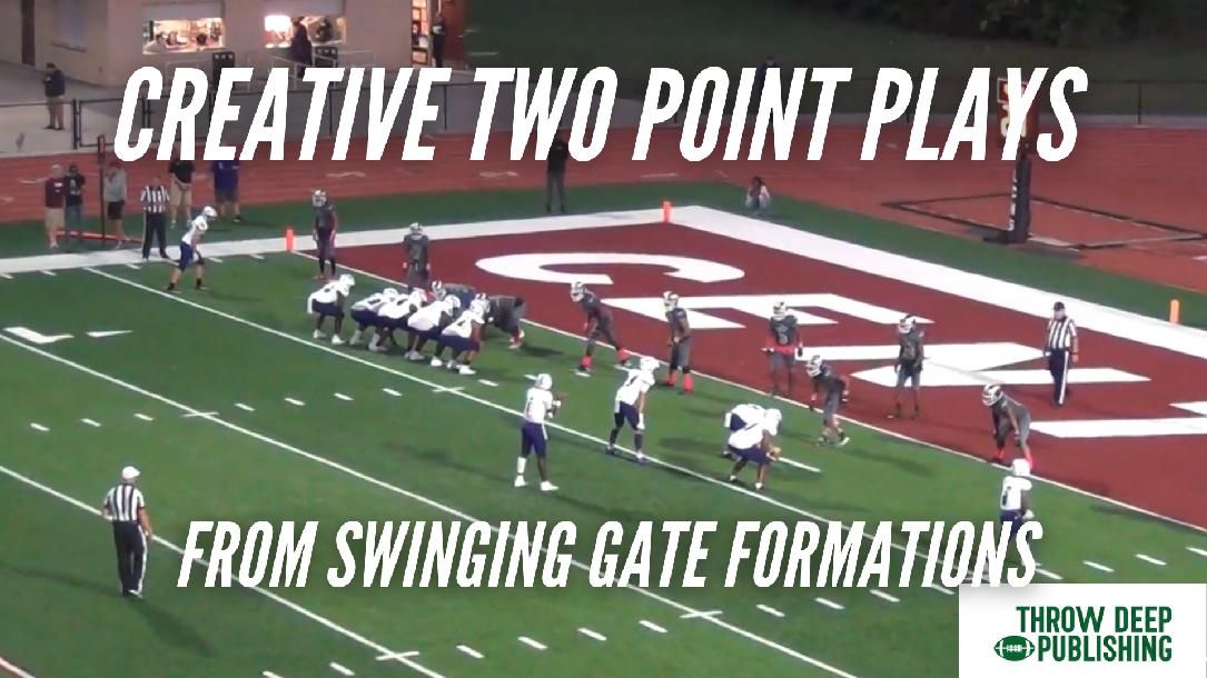 Creative Two Point Plays from Swinging Gate Formations