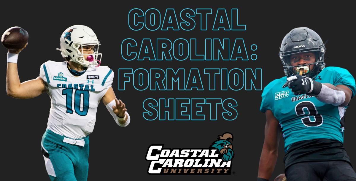 Coastal Carolina: Free Formation Sheets