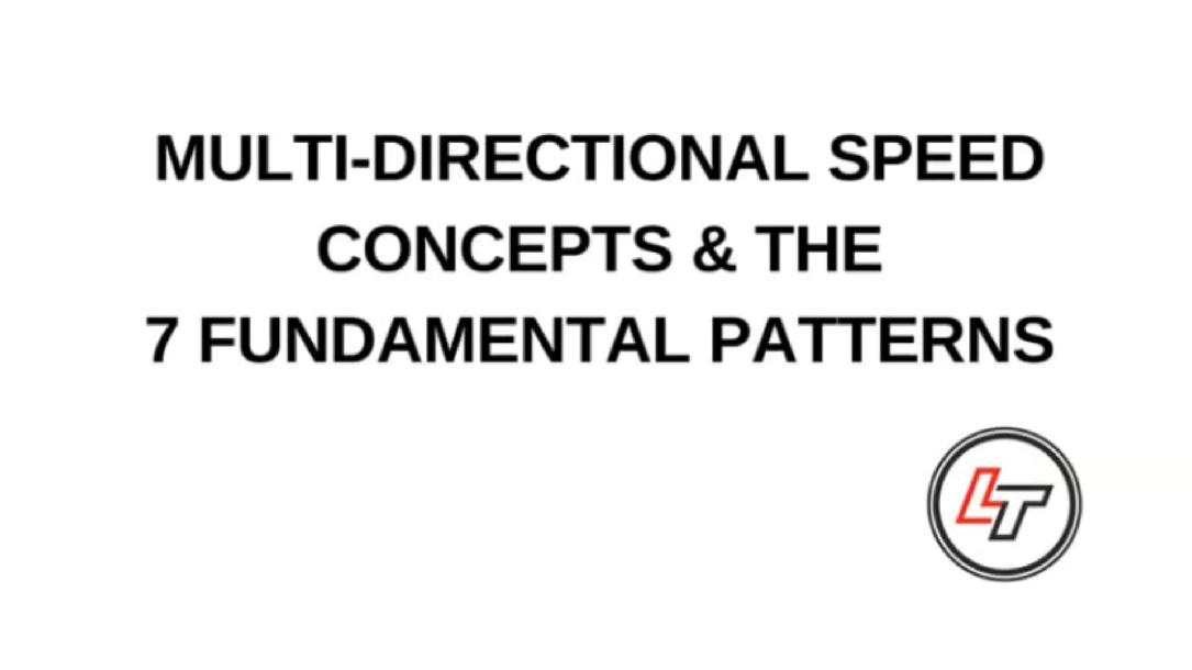 Lee Taft- Multi-Directional Speed Concepts & 7 Fundamental Patterns