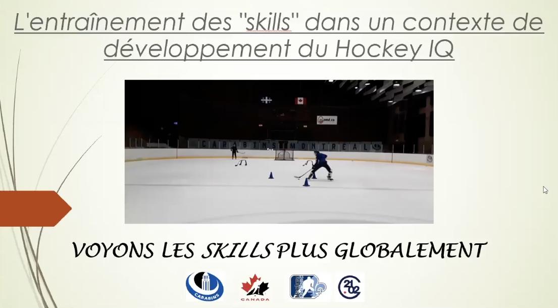 L`entraînement des skills dans un contexte de développement du Hockey IQ