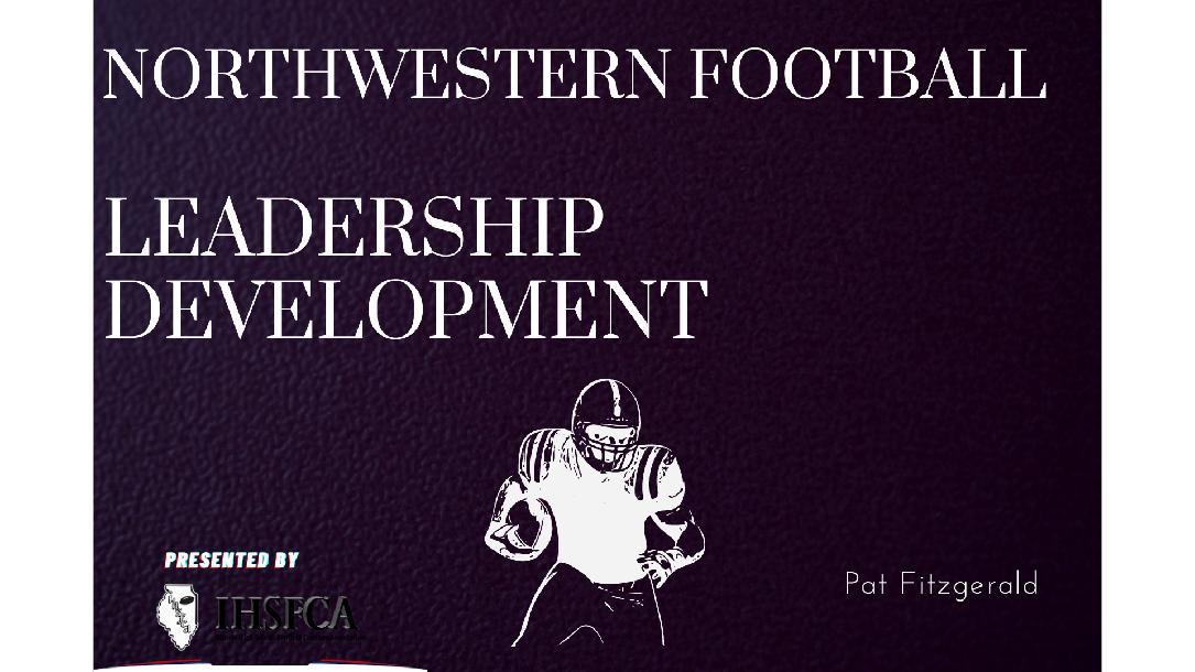 Northwestern Football - Leadership Development