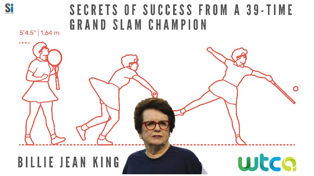 Billie Jean King Secrets of Success from a 39 Time Grand Slam