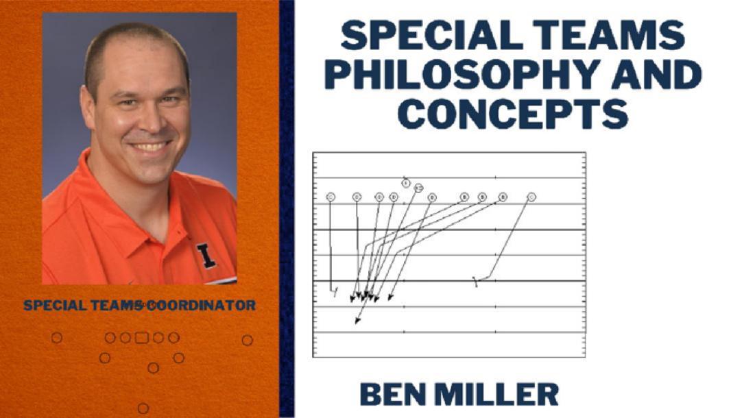 Special Teams Philosophy and Concepts with Ben Miller