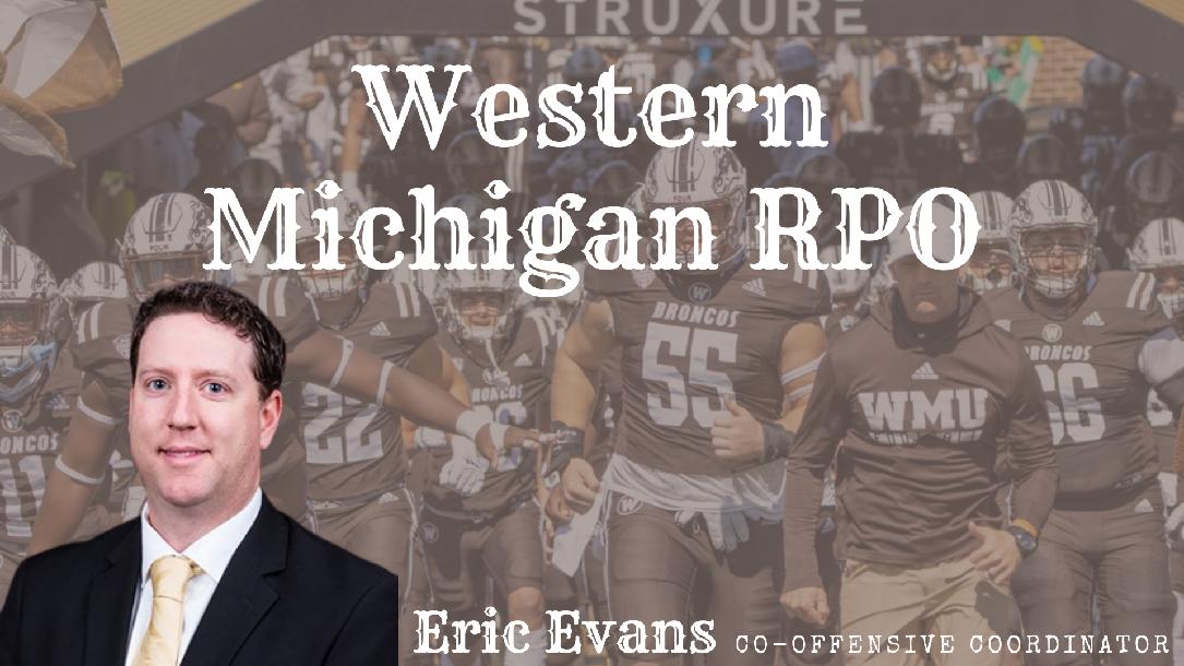 Western Michigan RPO with Eric Evans by IHSFCA Illinois High School