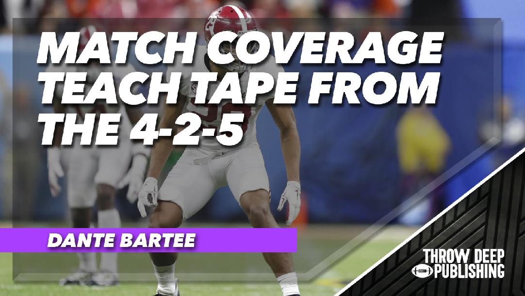 Video 3 - Match Coverage Teach Tape from the 4-2-5