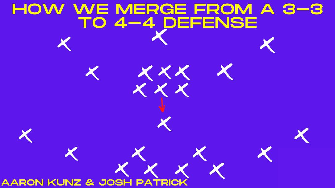 How We Merge From a 3-3 to 4-4 Defense 