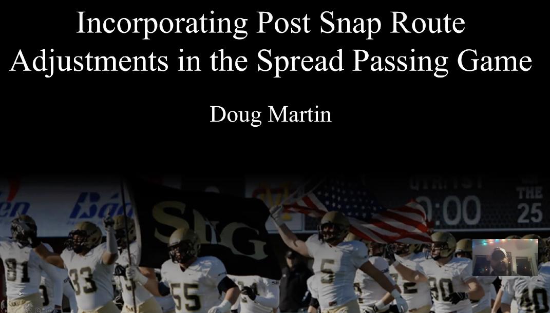 Incorporating Post Snap Route Adjustments in the Spread Passing Game