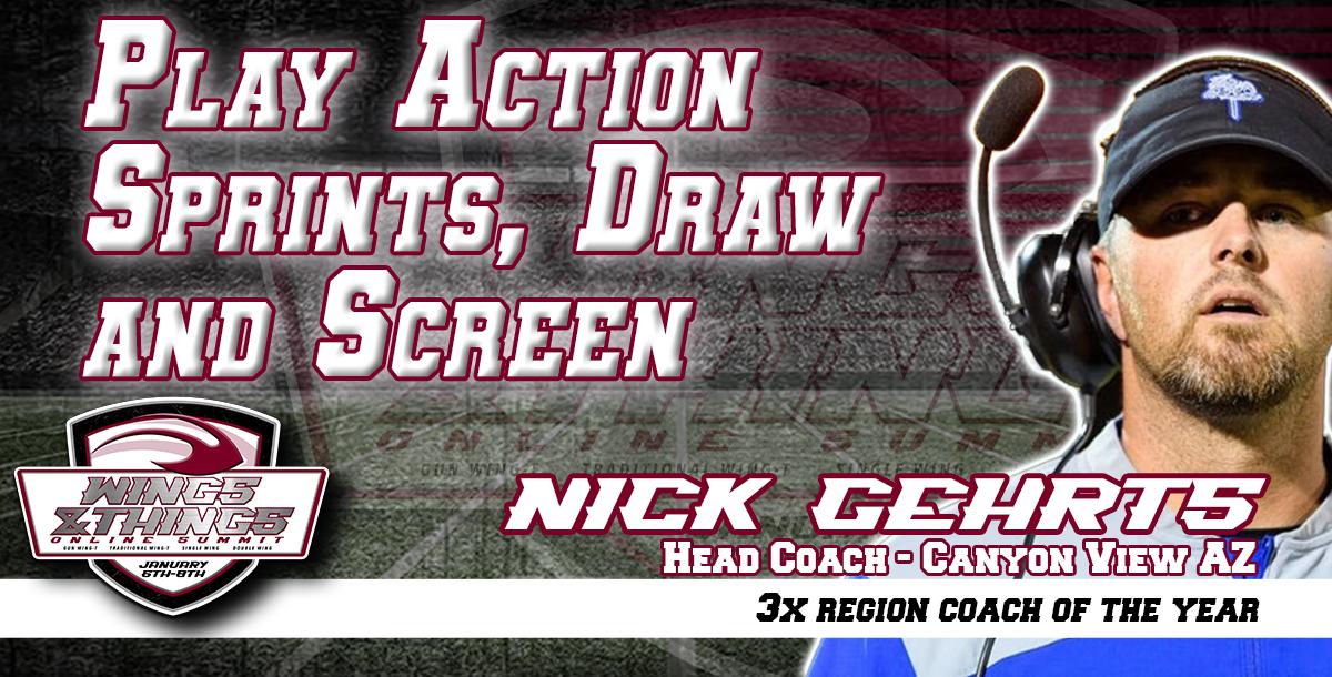 Play Action, Sprints, Draw, and Screen