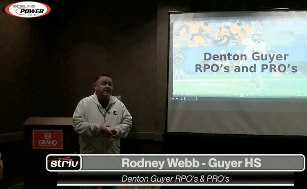 Rodney Webb: RPO and PRO concepts