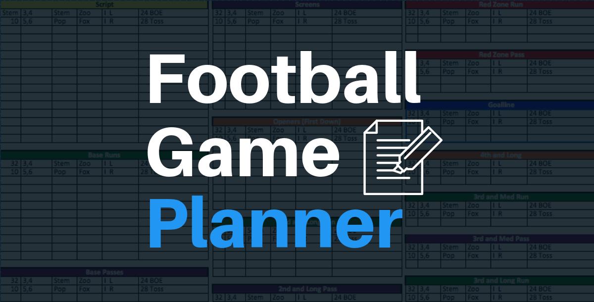 Easy Football Game Planner By Football For Coaches Coachtube