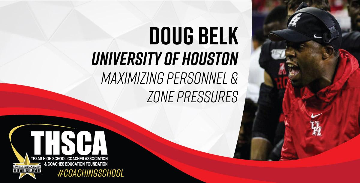 Doug Belk - Univ. of Houston - Maximizing Personnel & Zone Pressures