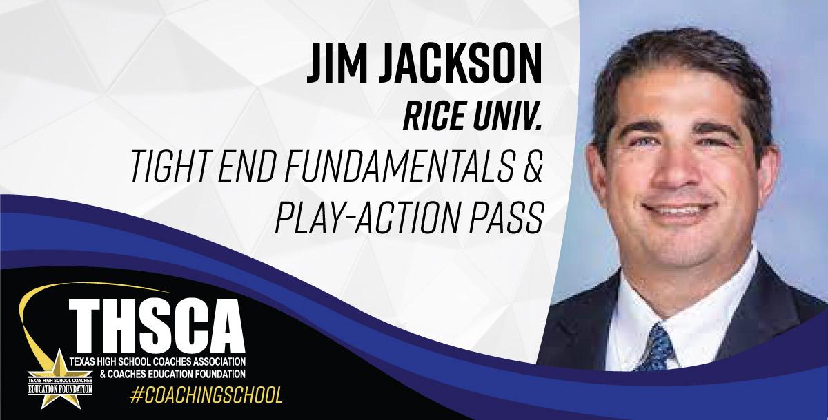 Jim Jackson - Rice Univ. - Tight End Fundamentals & Play-Action Pass