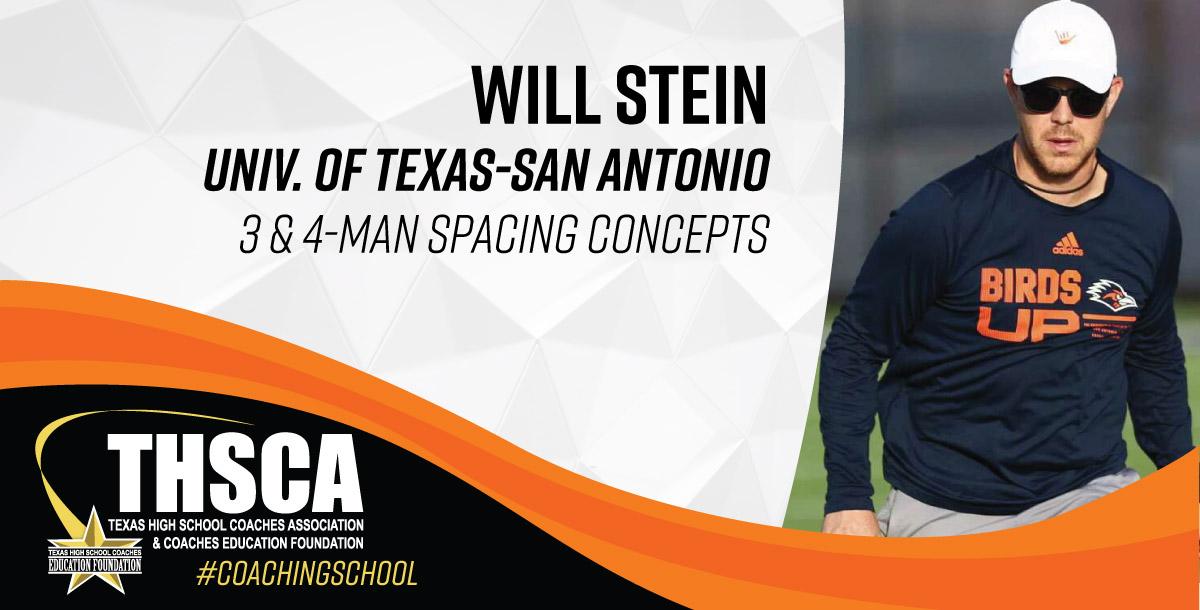 Will Stein - UTSA - 3 & 4-Man Spacing Concepts